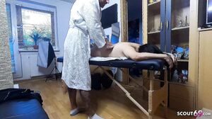 German Mature Wife Seduce To Cheating Fuck With Massage