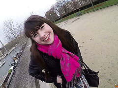A Guy Picks Up Luna Rival Near Eiffel Tower And Fucks Her French Hole