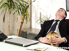 German Chick Anny Aurora Fucks Like A Slut In Her Boss’ Office