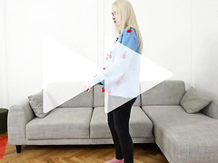 61 Kg Tall German Girl Is Going To Get Fucked And Take A Facial