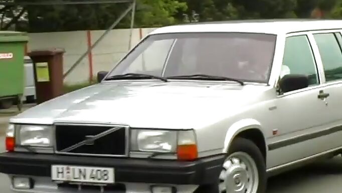 German Milf Picked Up For Wild Car Sex