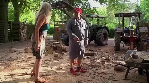 Housewife Video With Cheerful Miss From