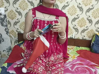 Crimson Warm Bhabhi From India Gets Kinky On Christmas Night With Her Hindi Devar In Supah Super Steamy Porn Flick