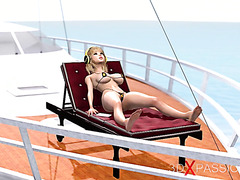 Hardcore 3D Porn: Busty Blonde Gets Impaled On The Tribal Chief’s Monstrous BBC