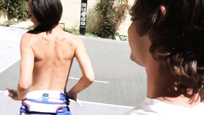 Impassioned Sex With Leggy Teen Kendall Karson Outdoor