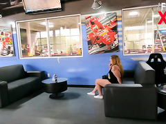 Racing Queen Gracie Gets Taken Hard By A BBC After The Track