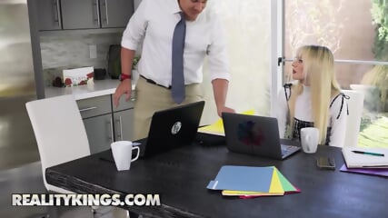 REALITY KINGS   Bossy Lawyer Justine Jakobs Takes Out A Vibrator & Uses It On Her Employee Cecelia Taylor's Pussy