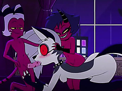 Moxxie, Millie And Helluva Boss In Uncensored Furi Porn Animation