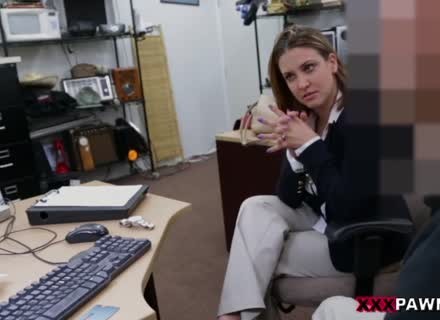 Big Boobs Whore Fucks With Guy In Office For Money
