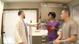 Teen Sexy Nurse Cum Extraction