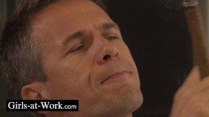 An Exemplary Luscious Secretary