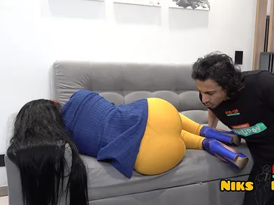 Desi COUGAR Hungry Backside MILF Bhabhi Boned By Brother In Law In Law & Stiffed With Jism