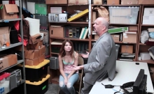 Shoplifter Ariel Gets Banged By LP Officer In LP Office