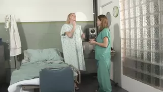 Sexy Amateur Chick Gets Nicely Spanked By Sweet Nurse