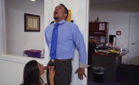 I Fuck Boss Daughter While He Is Next To Me