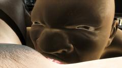 Ugly Monster Licks Secretary’s Wet Pussy In The Office