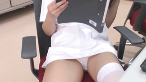Lovely Asian Nurse Panties Fetish