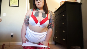 SugarbootyCB   Slutty Nurse Gets A Cream Pie   Amateur Porn