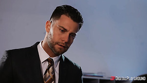 Slutty Jane Wilde And Katana Kombat Enjoy Wild FFM Threesome Office Sex