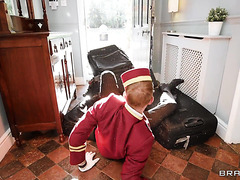 Gorgeous Busty Fuck Longing Blonde MILF Satisfies Her Sexual Hunger With The Concierge’s Huge Cock