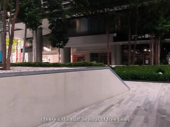 Lascivious Asian Flashes Her Breasts And Pussy In Public