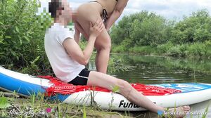 Alisa Lovely   Brunette Gives Guy To Lick Her Ass, Sucks Cock And Fucks Cancer In Nature   Real Outdoor Sex