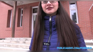 PublicAgent Jizz Cascade For Russian Journalist