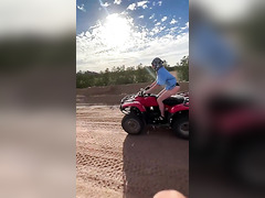 Public Blowjob In The Desert And Raw Hotel Sex With A Russian Teen