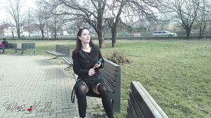 Girl Flashing In Public Park   WetKelly