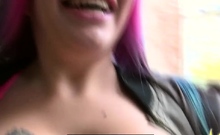 German MILF POV Fucked In Public Toilet