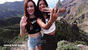 Svelte Pale Girls Have Outdoor Picnic And Get Nude Out Of The Blue