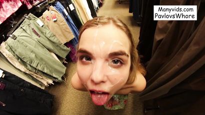 Blonde Vixen Explores Public Fetish In Petite Passion