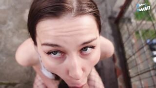 Public Blowjob On A Public Rooftop