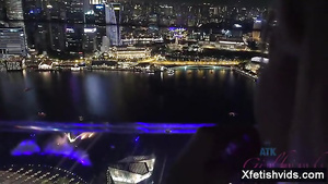 Very Hot Girlfriend Footjob With Creampie