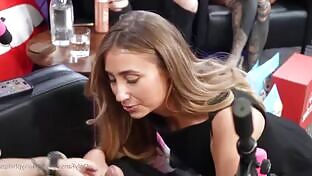 Seductive Lily Letting Fucking Her By Midget