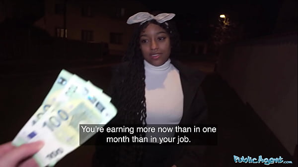 This Brazilian Babe Had Large Boobies And Splendid Round Black Booty   Public Agent