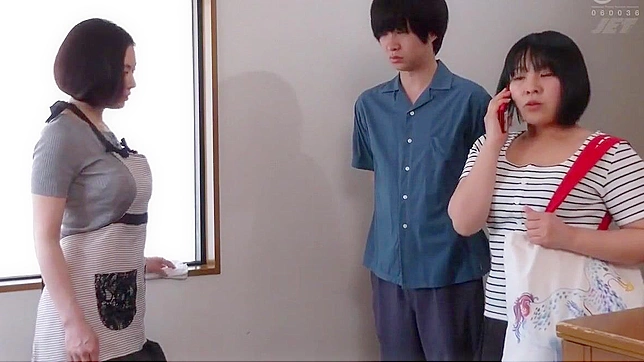 Experience The Alluring Busty Step MILF Giving A Blowjob To Her Step Daughter’s Boyfriend’s Erect Cock!