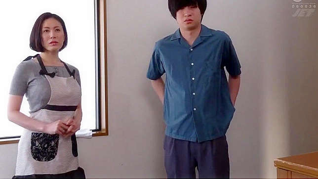 Experience The Alluring Busty Step MILF Giving A Blowjob To Her Step Daughter’s Boyfriend’s Erect Cock!