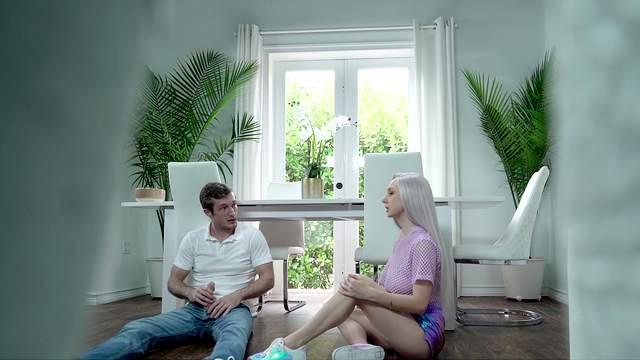 Step Sis Shakes Her Big Tits On Top Of Her Step Brother