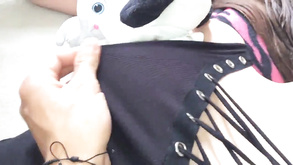 Horny Guy With Big Dick Fucks Her Tight Cunt