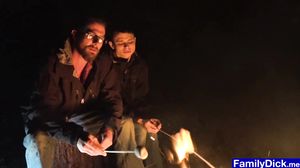 Twink And His Pop Sleep Naked Together