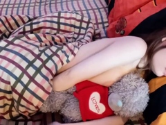 Cute Teen Has An Intense Morning Orgasm After Erotic Dreams.