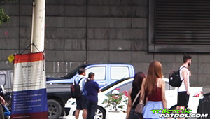 Found Outdoors Asian Chick Crea Works On Strong Boner Cock