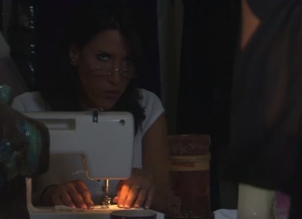 Late Night Shagging On Stairs With Insatiable Brunette