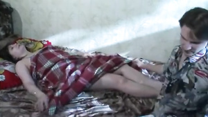 Young Guy Hotly Kisses Sleeping Milf Before Fucking Her