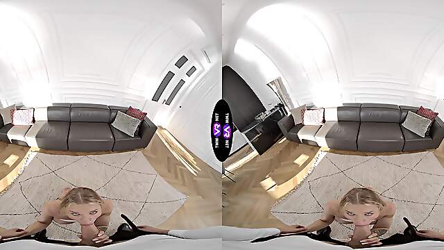 Teenage Calibri With A Massive Cock Gets His Fill Of Oral And Sex In VR