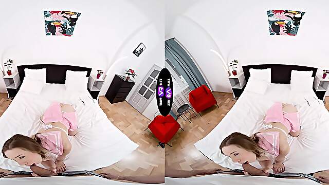 Teen Alice Gets Her Tiny Titties Sucked And Fucked Hard In VR