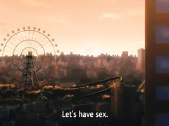 Hot Hentai: Buxom Blonde Student Gets Fucked & Creampied By Her Teacher In The Ferris Wheel Cabin