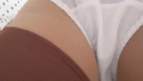 Retro Polkadot Dress Ffn Seamed Stockings