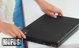 MOFOS   Horny Teen Schoolgirl Haley Reed Loves Sex